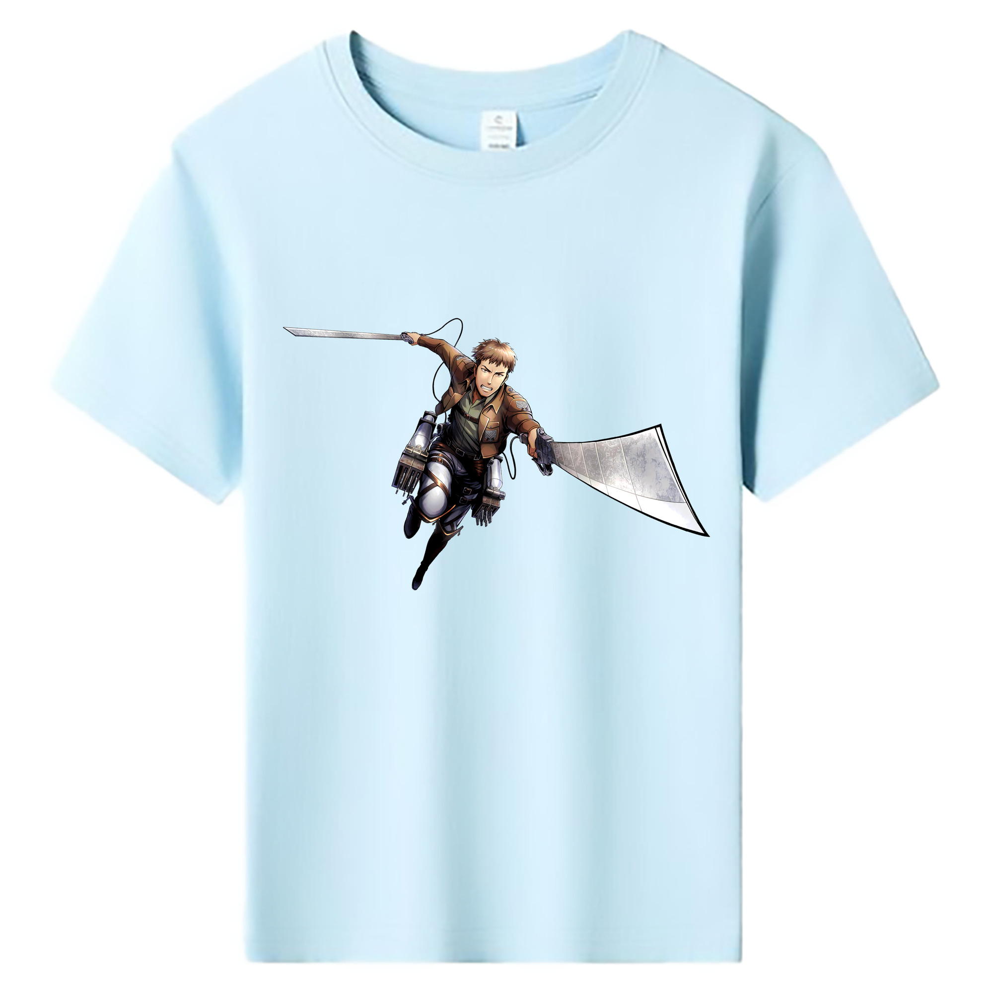 （画像用） 進撃の巨人 Attack on Titan 綿100％キッズTシャツ（フロントプリント）